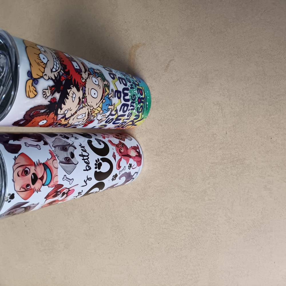 Colorful Cartoon Character Tumblers